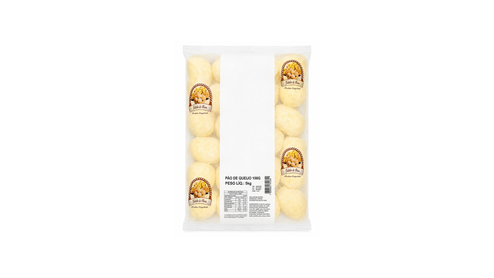 Pão de queijo 100g